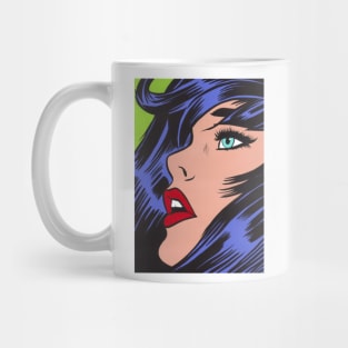 Comic Pop Art Woman Mug